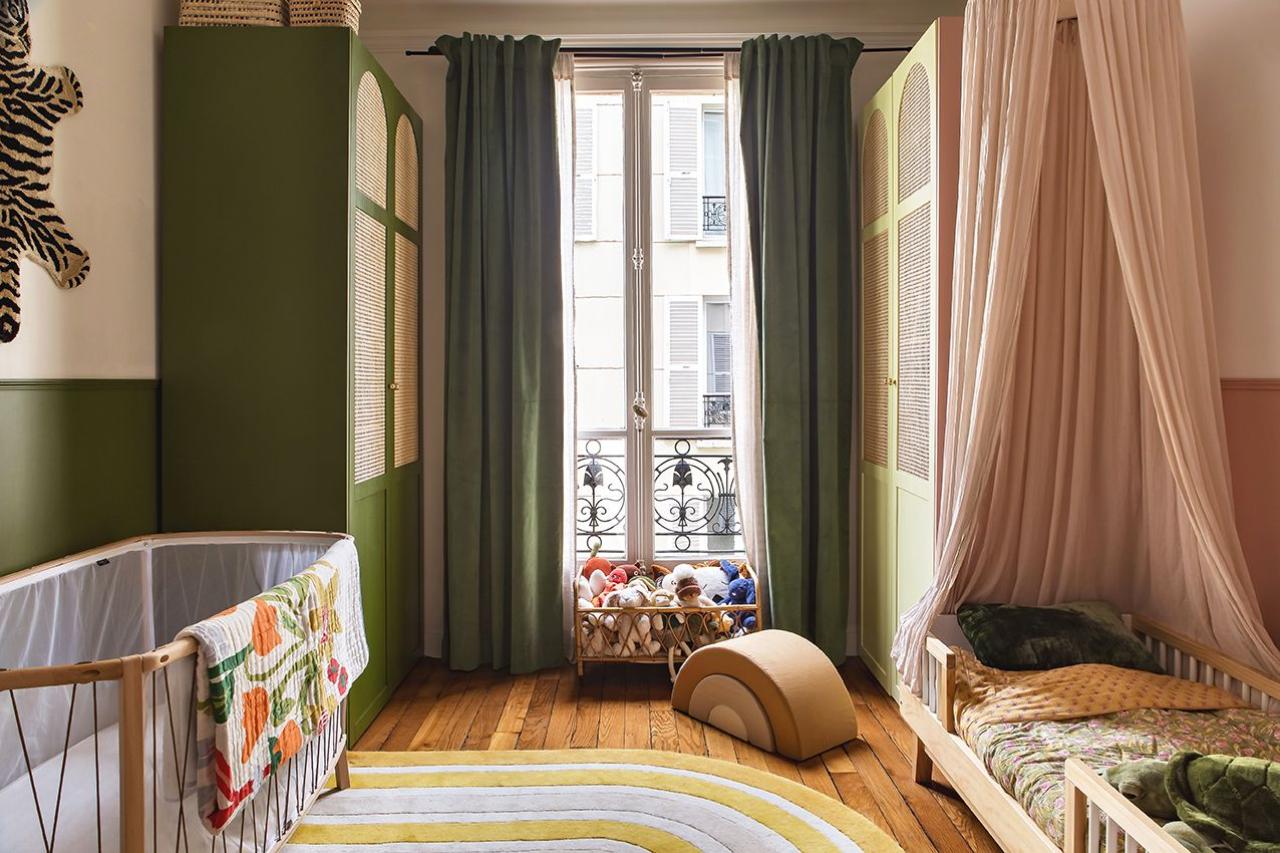 Ein dreifarbiges Kinderzimmer von Lisa Gachet