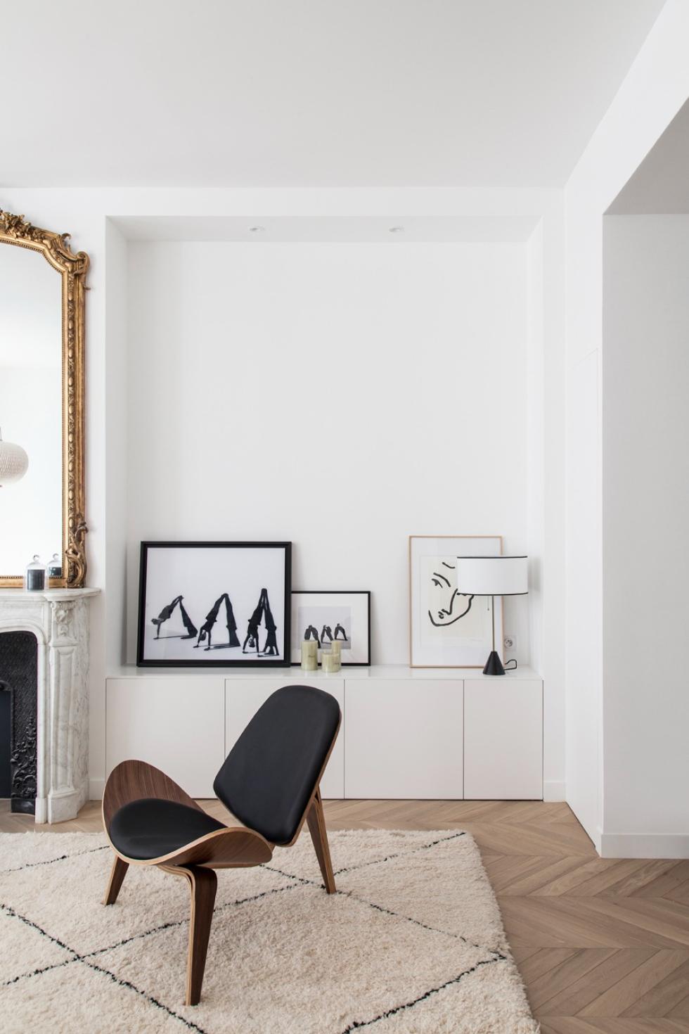 Wohnzimmermöbel aus Metod Korpussen weiß