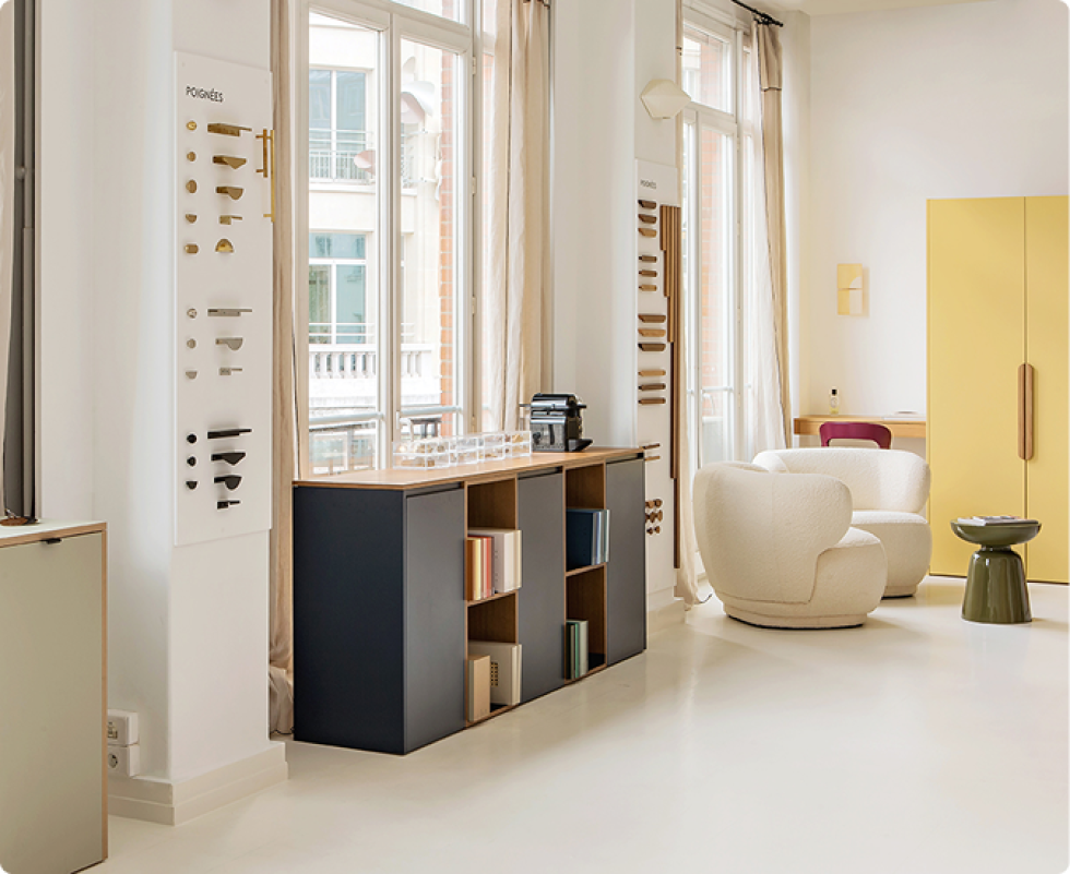 Accès showroom