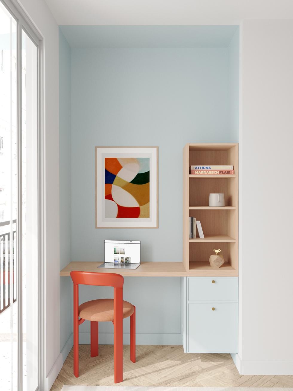 Bureau ciel voilé