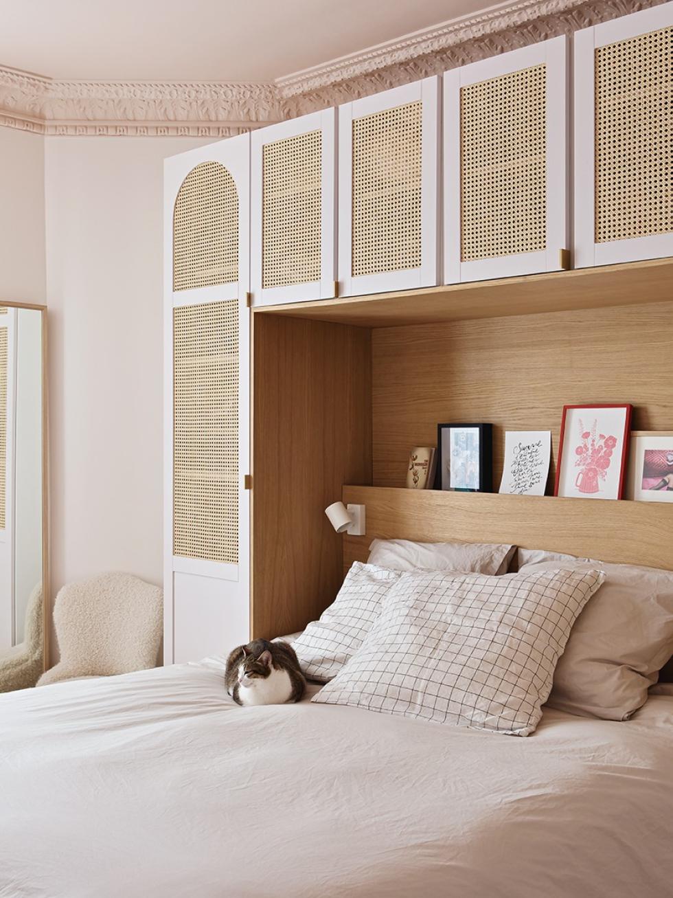 Dressing cannage beige rosé