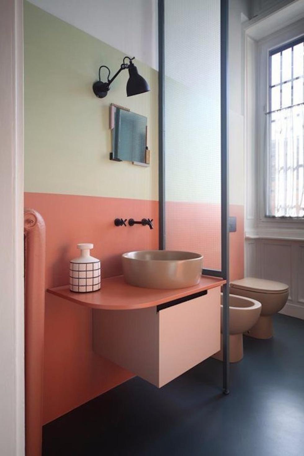 Bathroom in colour