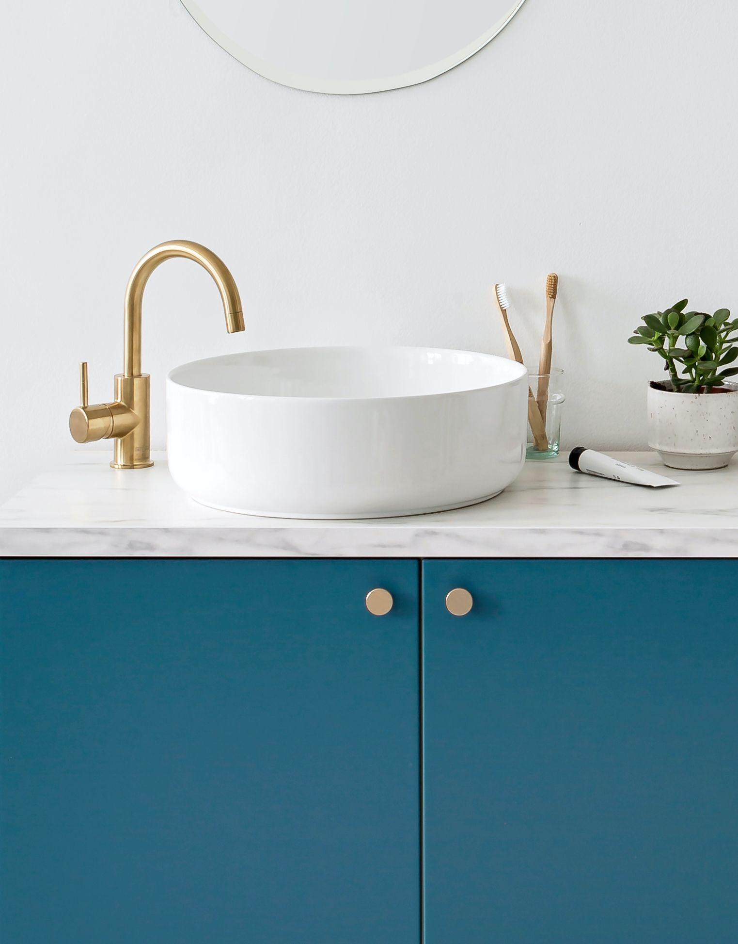 A Blue lagon bathroom furniture