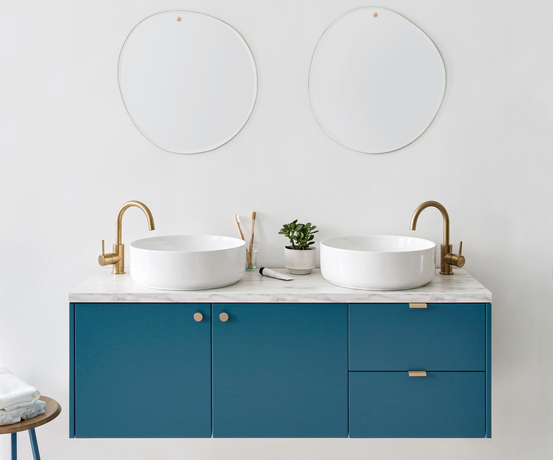 A Blue lagon bathroom furniture
