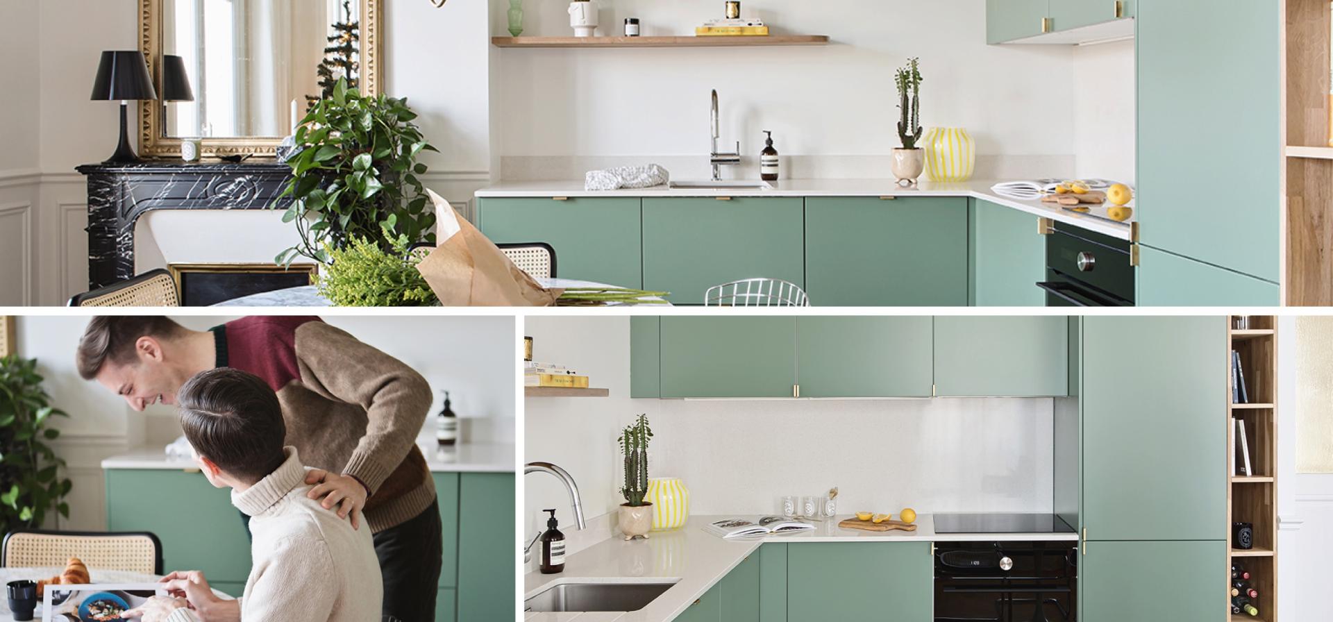 Vert de gris kitchen