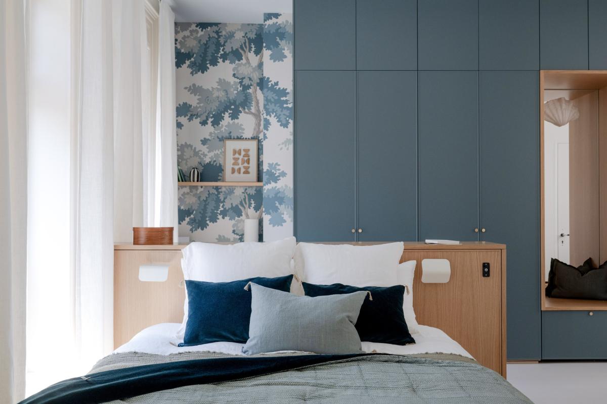 Dressing bleu paon
