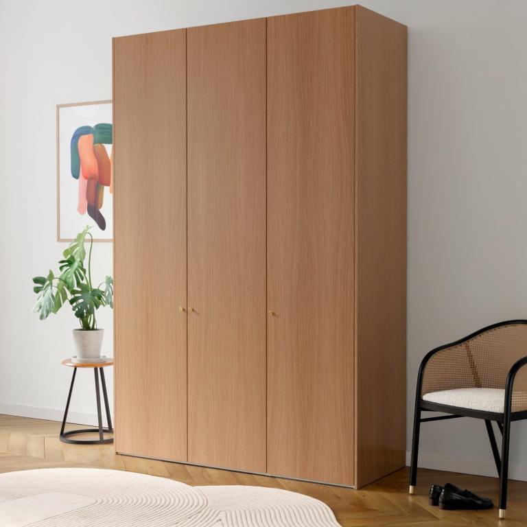 The iconic wooden wardrobe