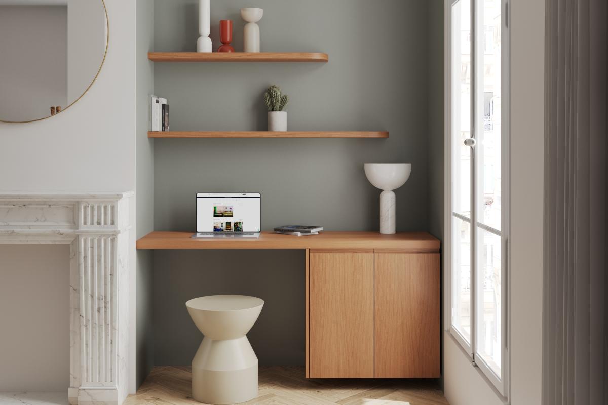 Honey oak Square desk top