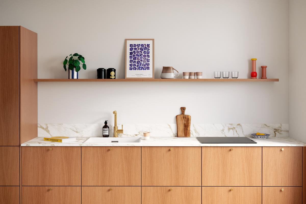 Gold Marble Worktop