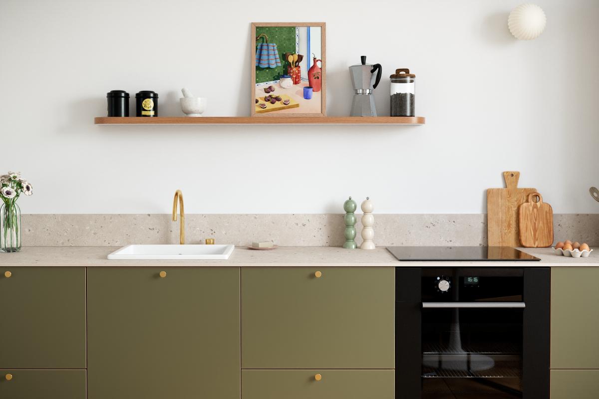 Backsplash Natural Terrazzo