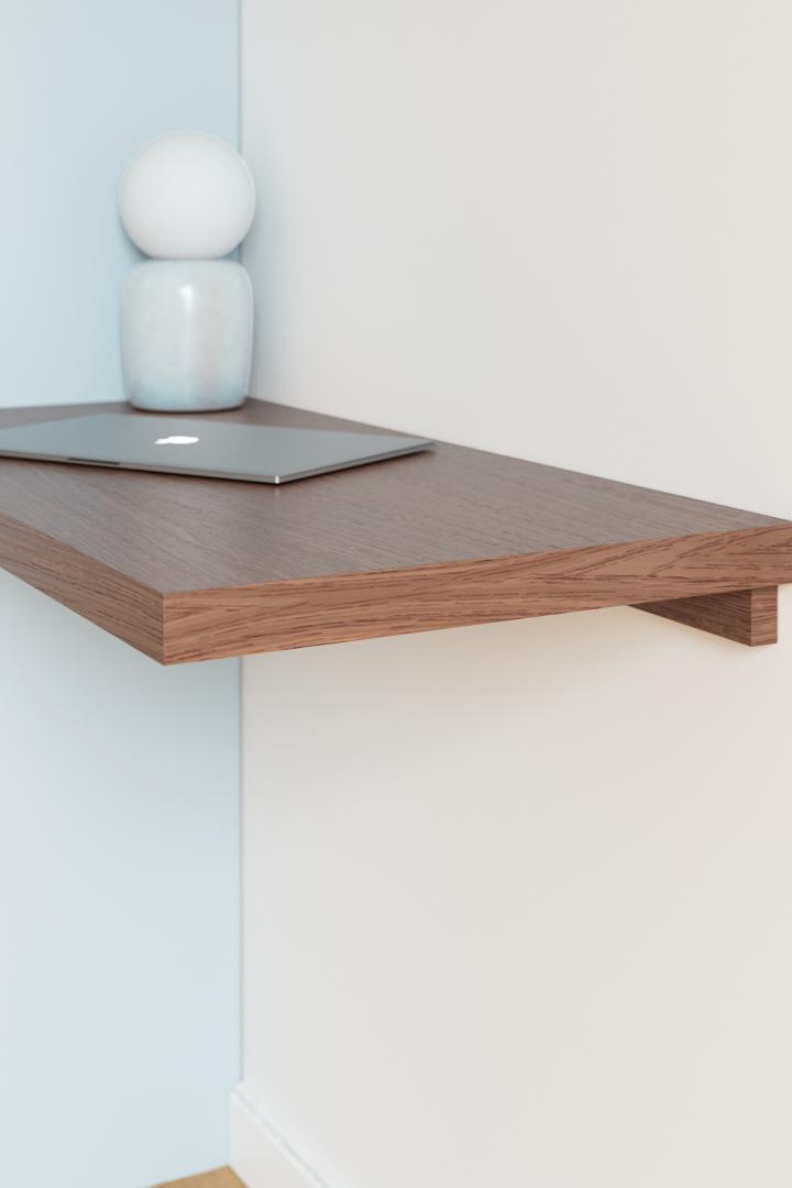 Natural Walnut Square desk top