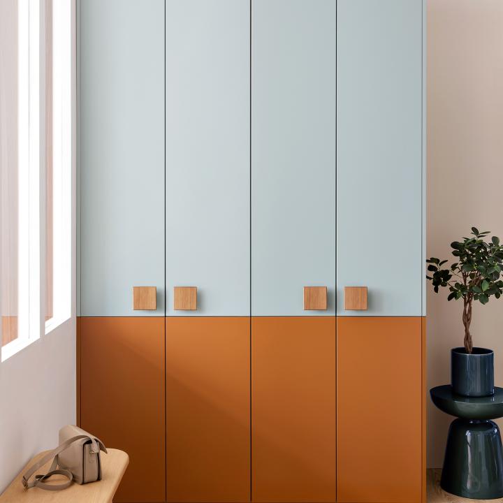 Tür 37x153cm - linke Scharniere