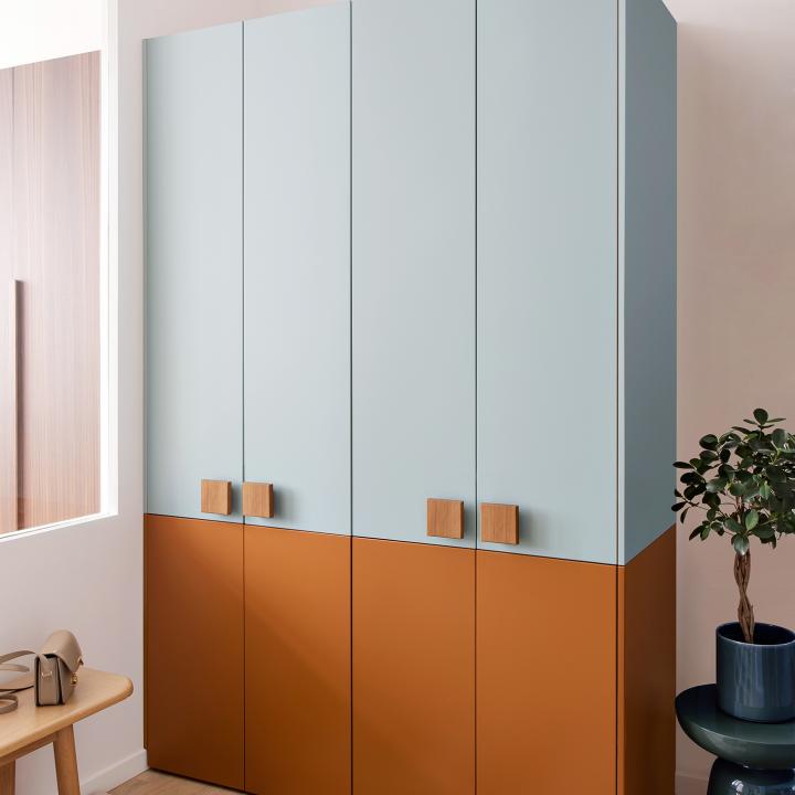 Tür 25x153cm - linke Scharniere