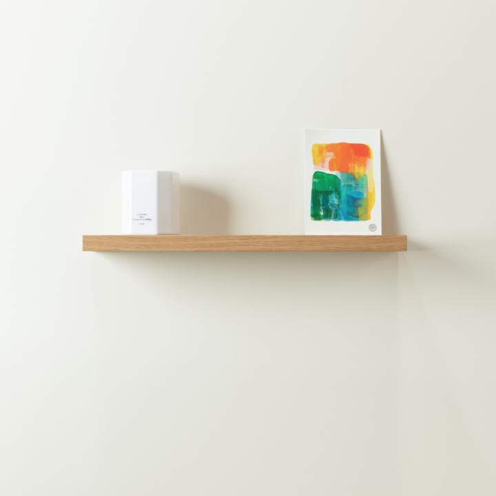 Square floating shelf