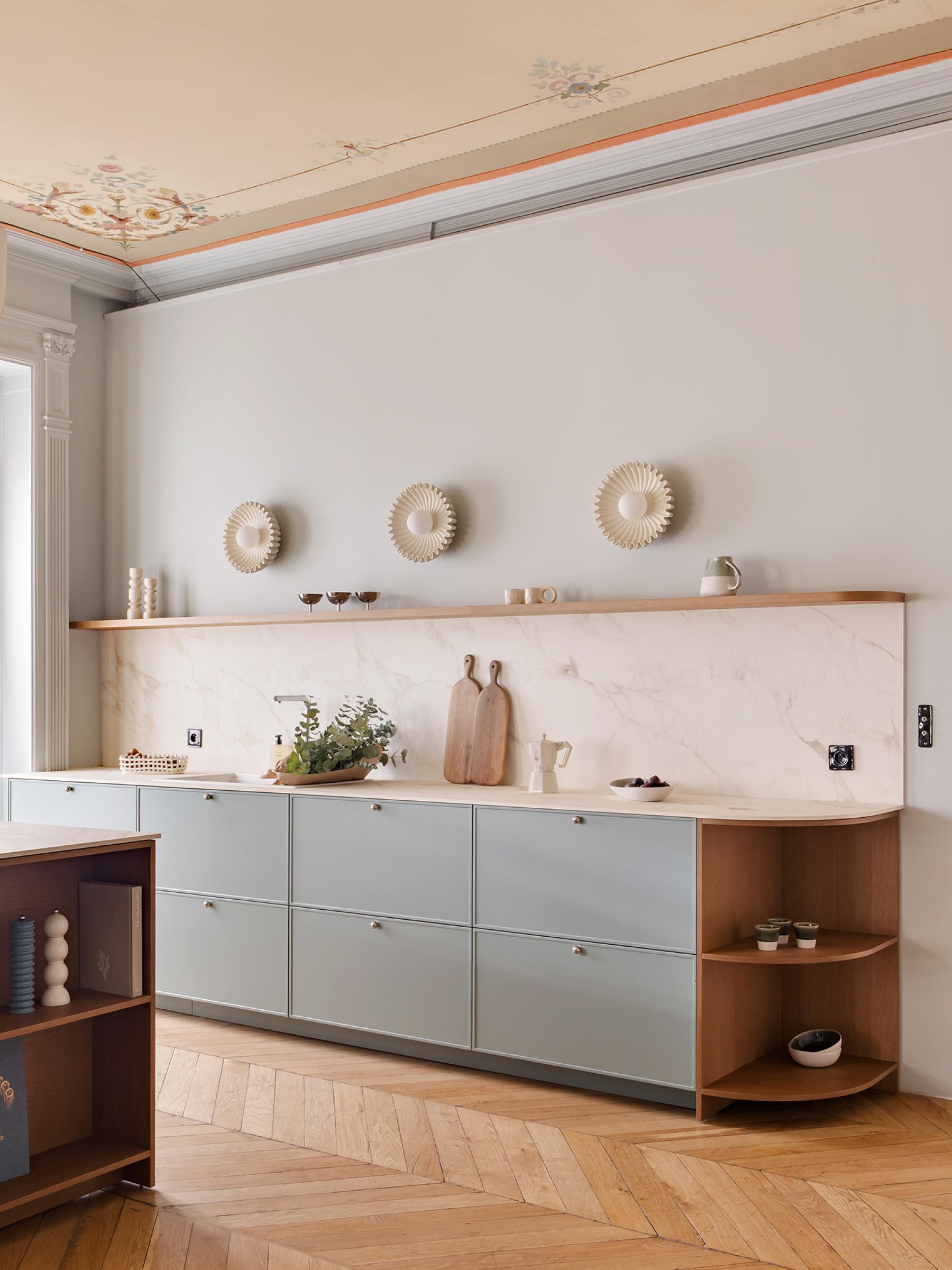 Une cuisine Givre au showroom de Lyon