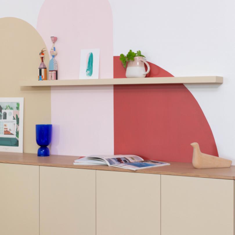 Wall paint sample