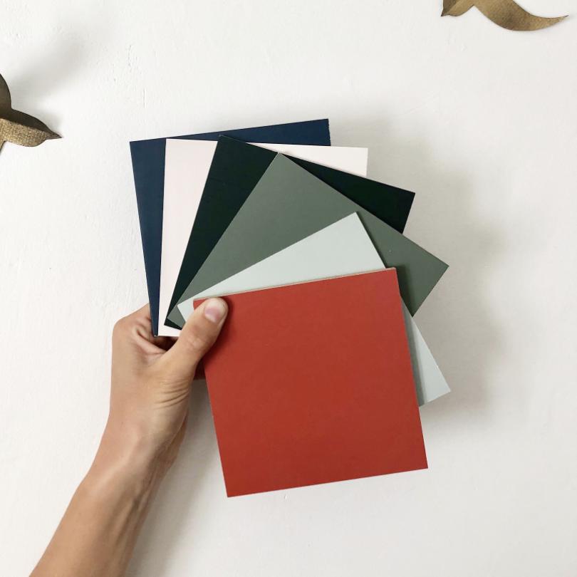 Matte lacquer sample