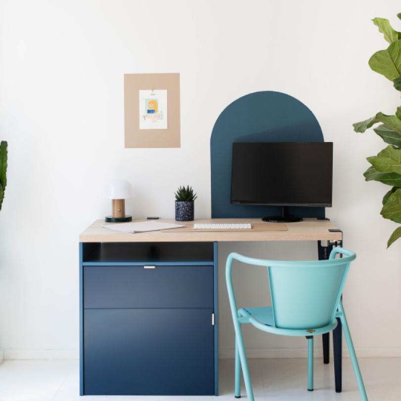 Peinture murale satin | Bleu gris