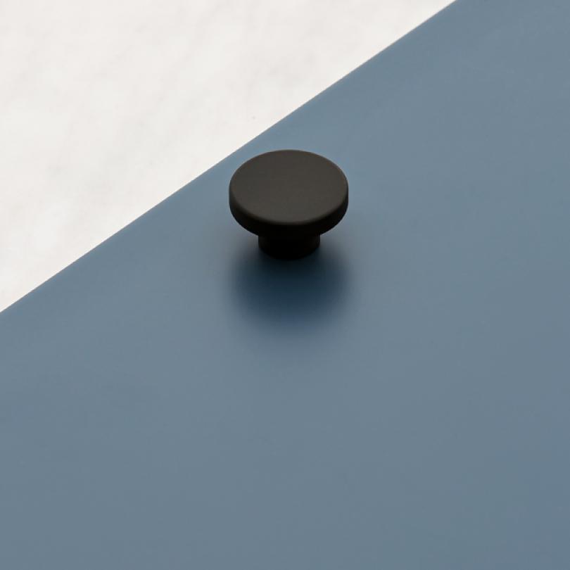 Poignée Mini-Rond noir mat