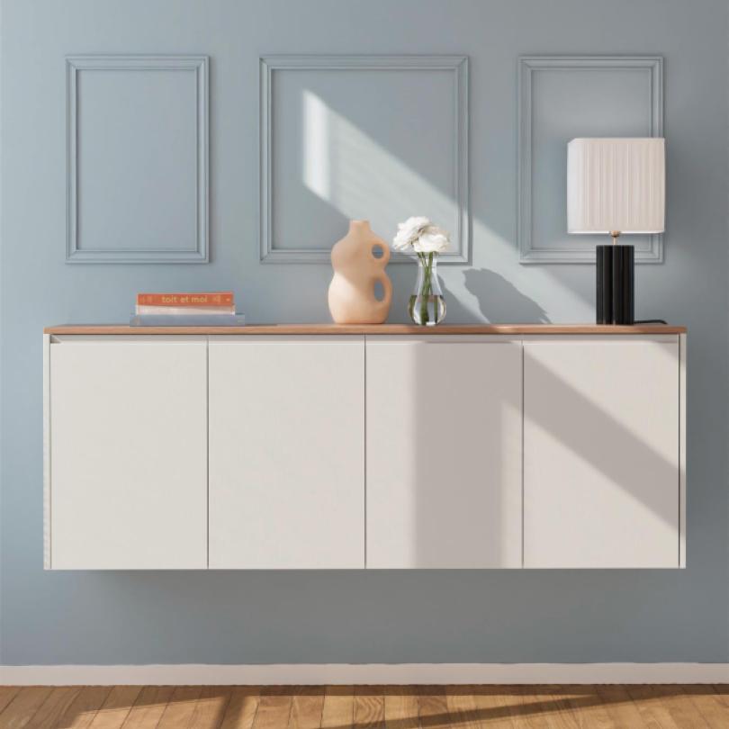 Painted oak sample