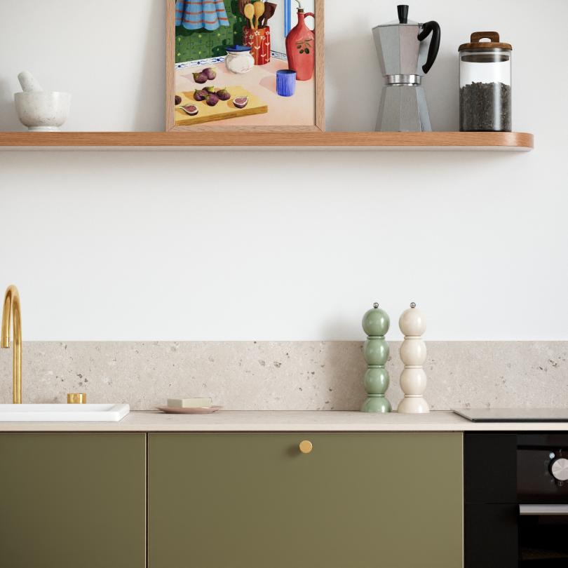 Backsplash Natural Terrazzo