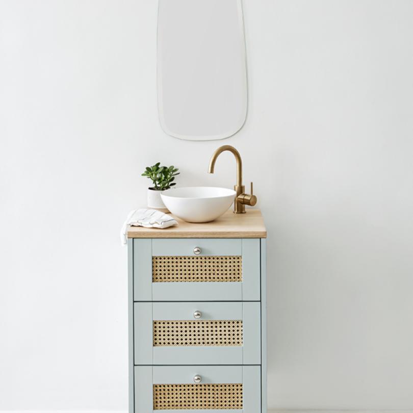 Painted oak sample