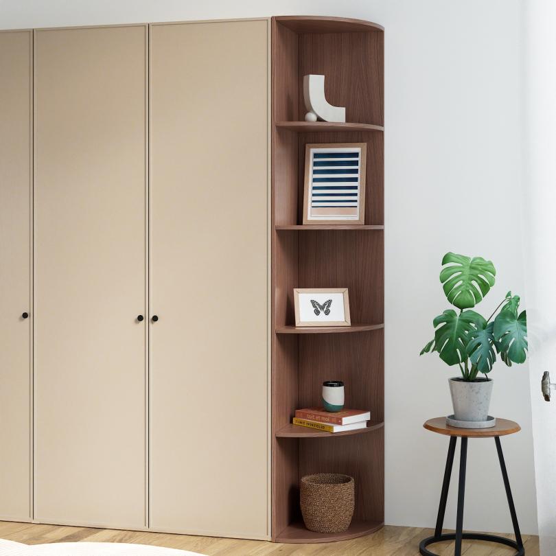 Meuble ouvert Curved 37x201cm