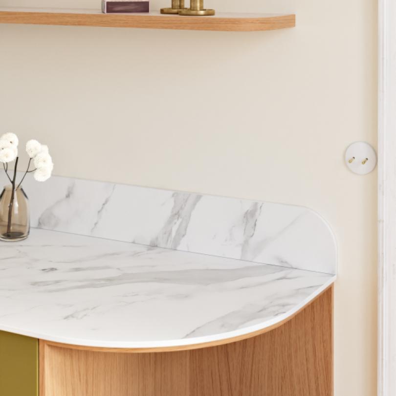 Calacatta Marble Curved