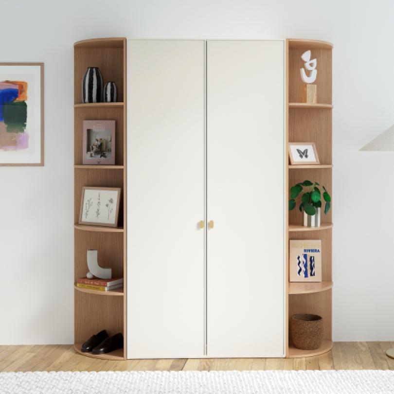 Meuble ouvert Curved 37x201cm