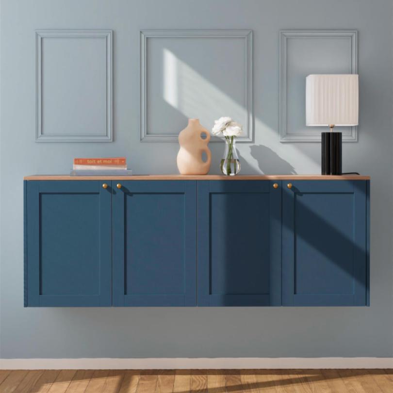 Painted oak sample