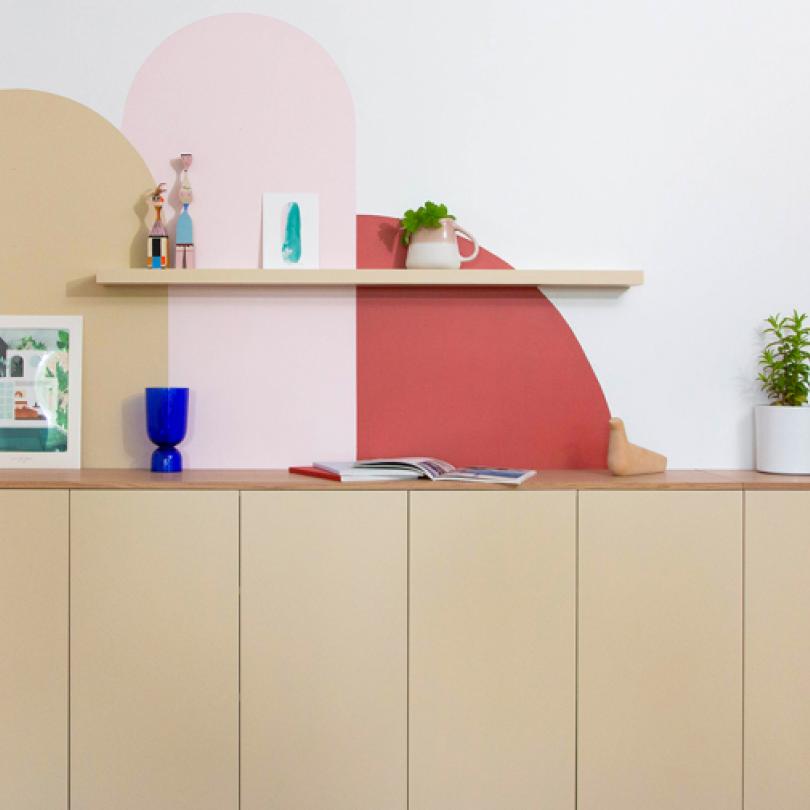 Wall paint sample