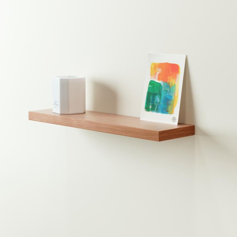 Square floating shelf