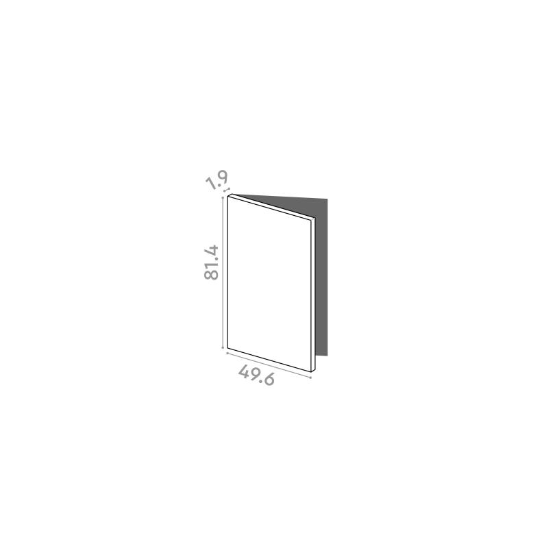 Door 50x81cm - left-hand hinges