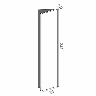 Door 50x236cm - right-hand hinges