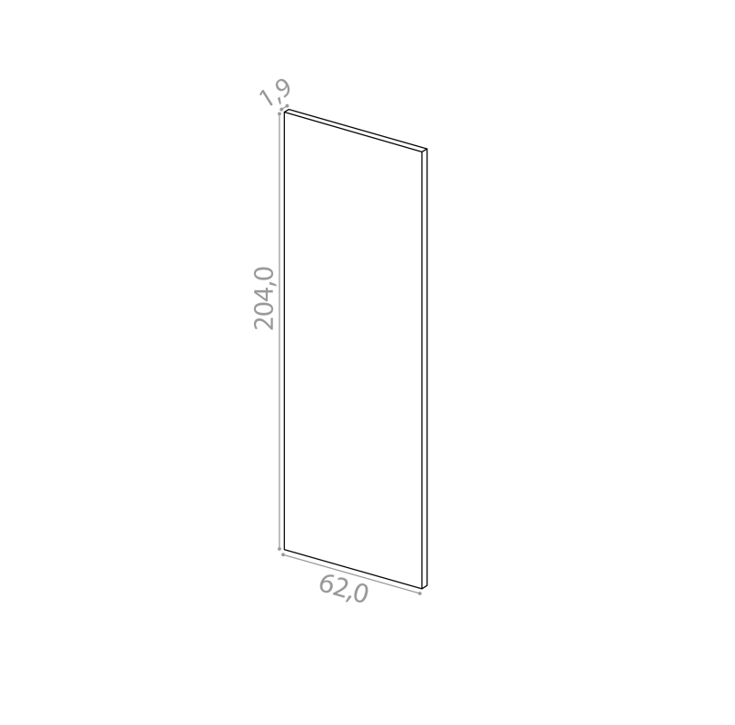 Cover panel 62x203cm | Plum Living