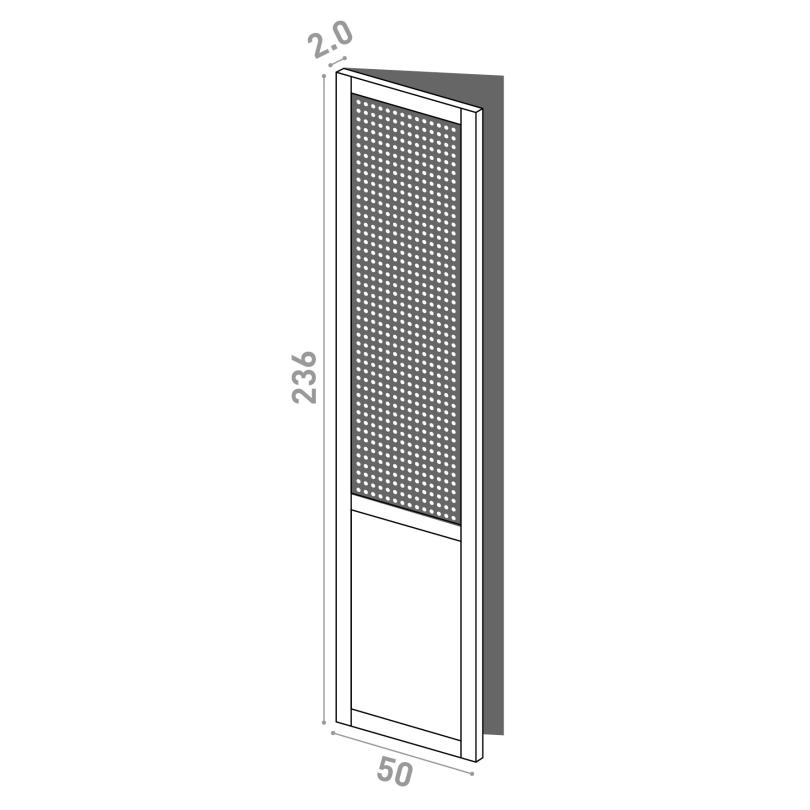 Porte 50x236cm - charnières à gauche