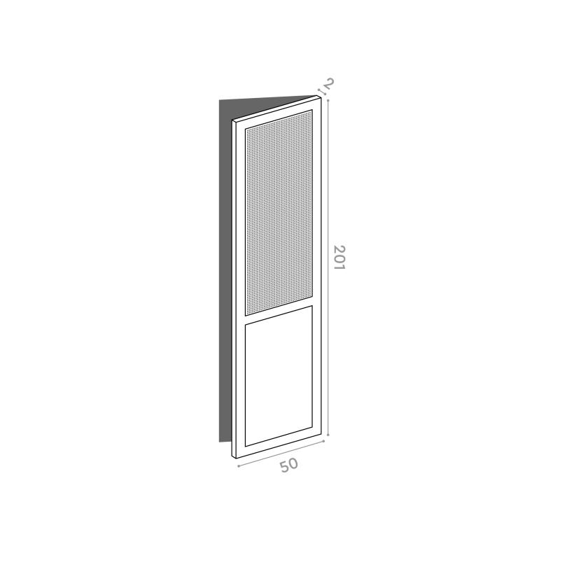 Porte 50x201cm - charnières à droite