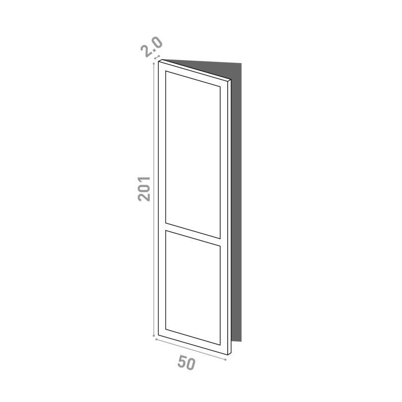 Porte 50x201cm - charnières à gauche
