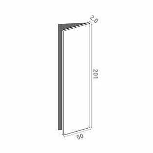 Porte 50x201cm - charnières à droite