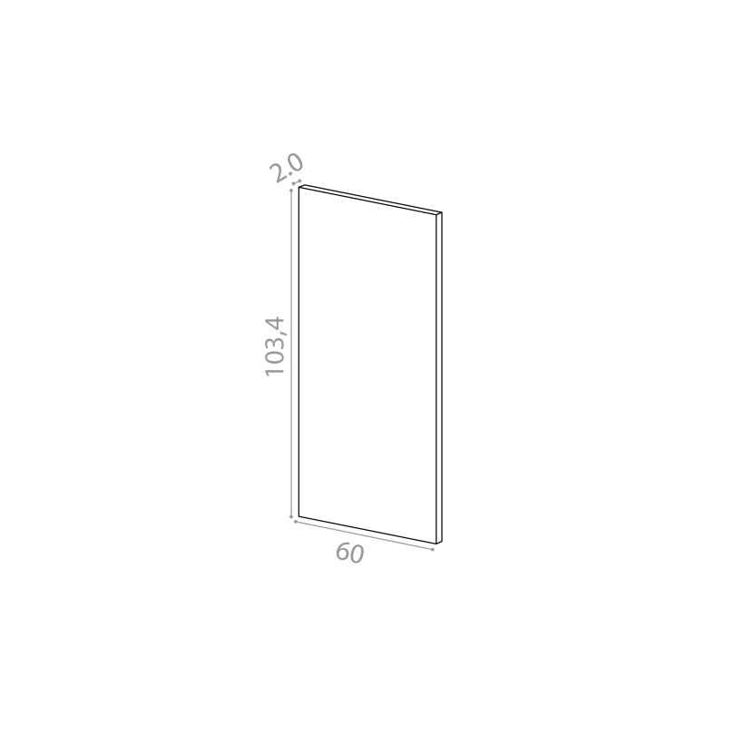 Cover panel 60x103cm