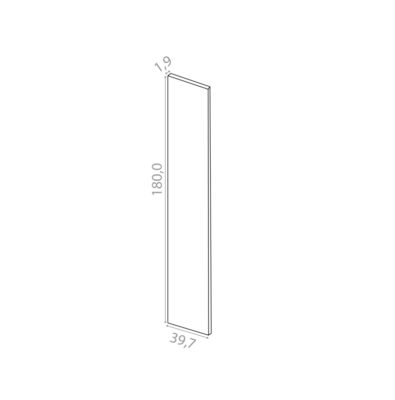 Cover panel 39x180cm | Plum Living