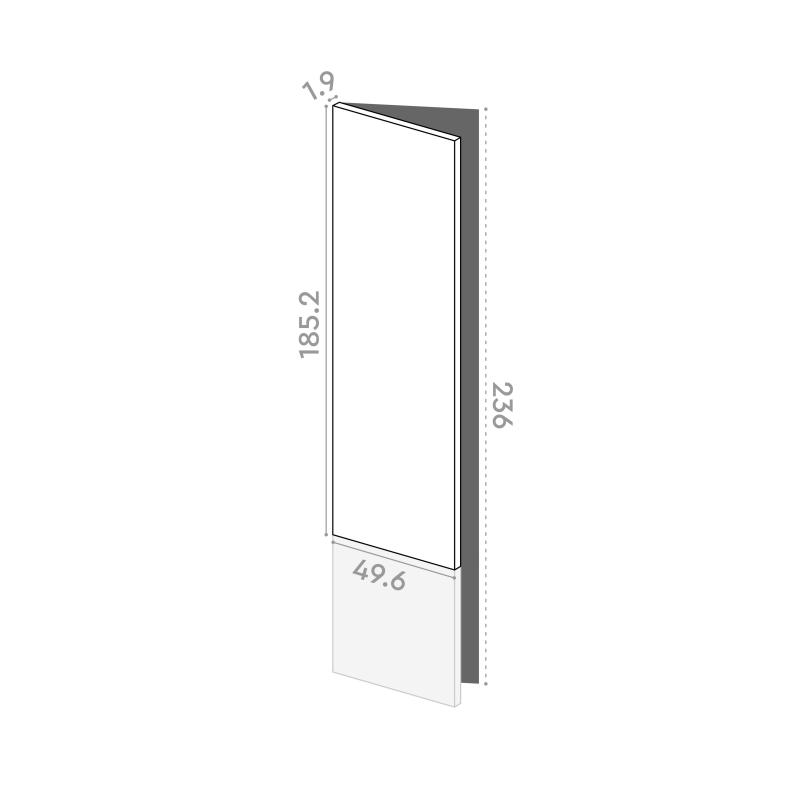 Porte 50x185cm - charnières à gauche