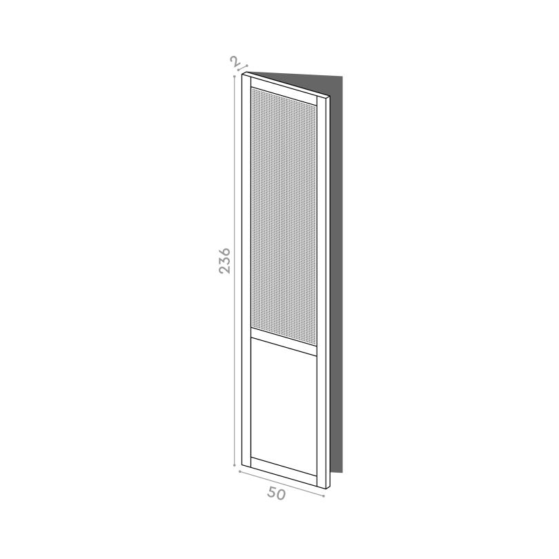 Porte 50x236cm - charnières à gauche
