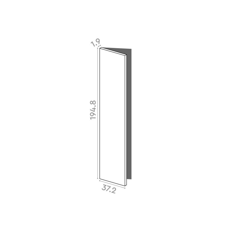 Door 37.5x195cm - left-hand hinges