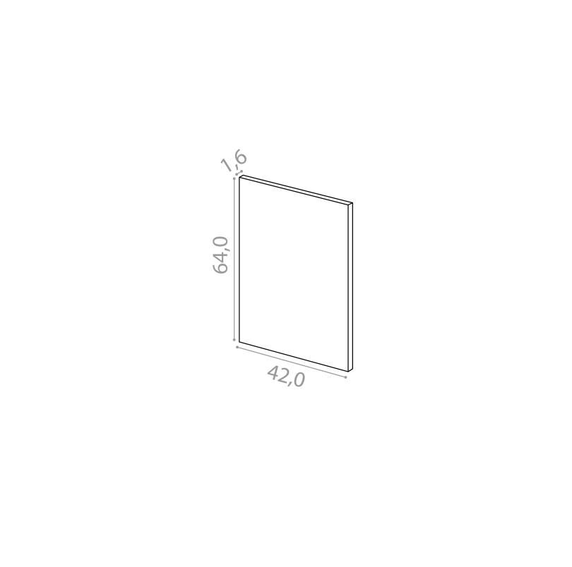 Cover panel 42x64cm