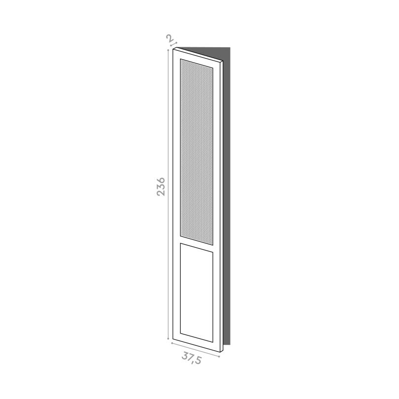 Porte 37.5x236cm - charnières à gauche