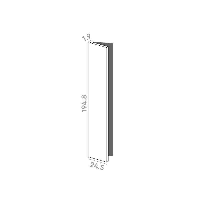 Door 25x195cm - left-hand hinges