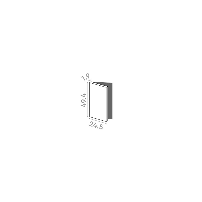 Door 25x50cm - left-hand hinges