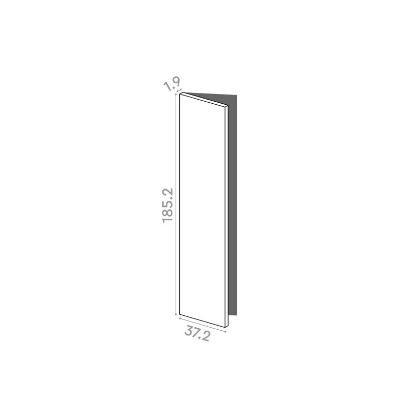 Door 37.5x185cm - left-hand hinges