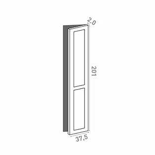 Porte 37.5x201cm - charnières à droite